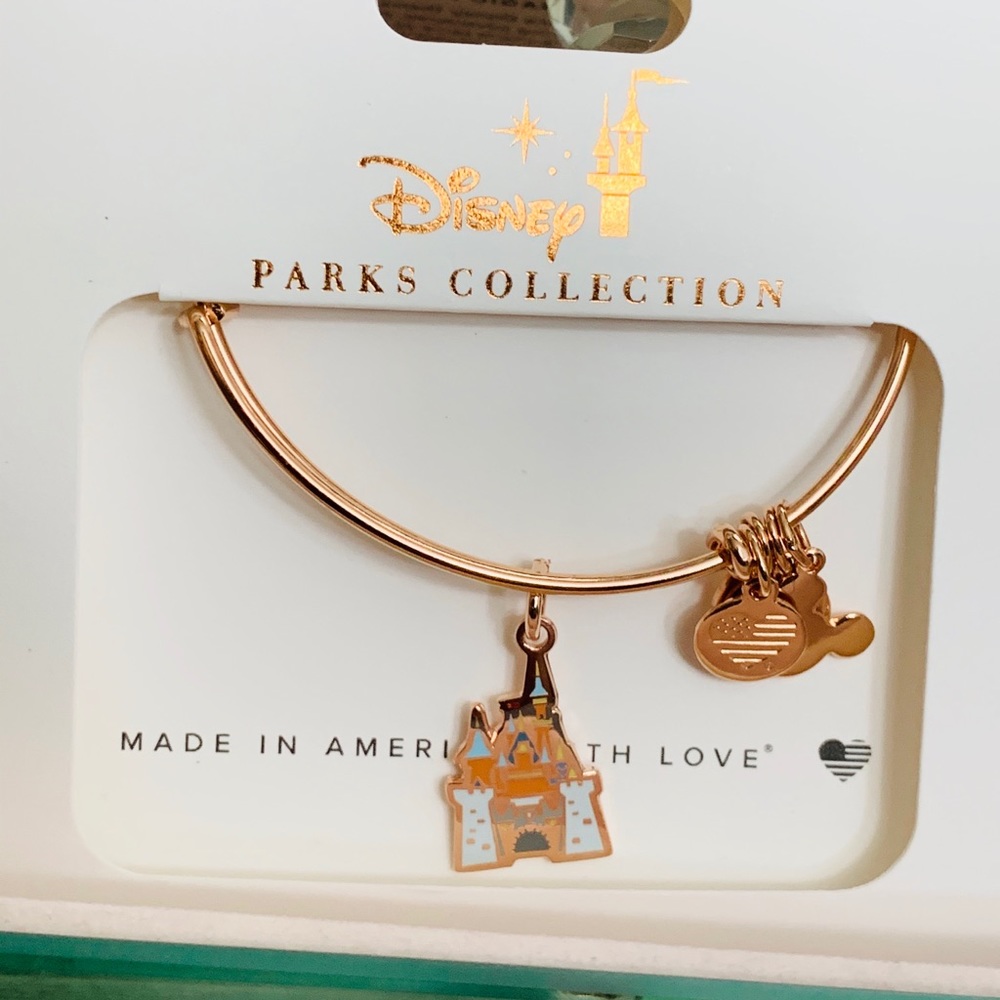 Disney Alex and Ani Sleeping Beauty Castle Bangle - Picture 3 of 3
